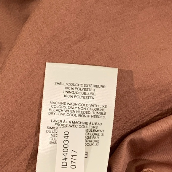 Express Light Brown Sleeveless Dress Size XS/TP.  New With Tags - Picture 10 of 12